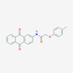 molecular formula C23H17NO4 B5029504 N-(9,10-dioxo-9,10-dihydro-2-anthracenyl)-2-(4-methylphenoxy)acetamide 