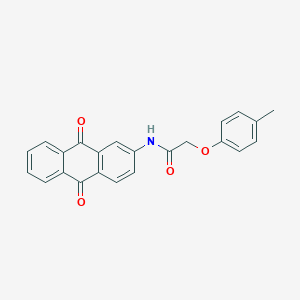 N-(9,10-dioxo-9,10-dihydro-2-anthracenyl)-2-(4-methylphenoxy)acetamide