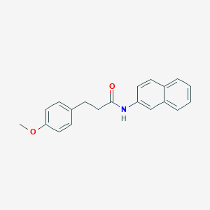 molecular formula C20H19NO2 B502953 3-(4-methoxyphenyl)-N-(2-naphthyl)propanamide 