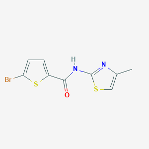 molecular formula C9H7BrN2OS2 B5029559 5-bromo-N-(4-methyl-1,3-thiazol-2-yl)-2-thiophenecarboxamide 