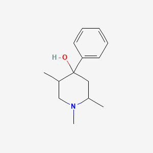 1,2,5-trimethyl-4-phenyl-4-piperidinol