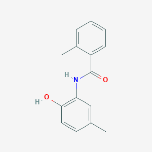 molecular formula C15H15NO2 B502963 N-(2-hydroxy-5-methylphenyl)-2-methylbenzamide 