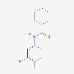 N-(3,4-difluorophenyl)cyclohexanecarboxamide