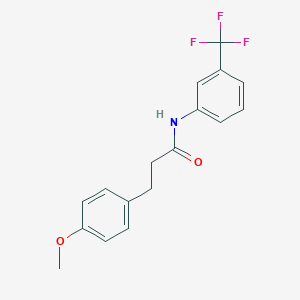 molecular formula C17H16F3NO2 B502966 3-(4-methoxyphenyl)-N-[3-(trifluoromethyl)phenyl]propanamide 