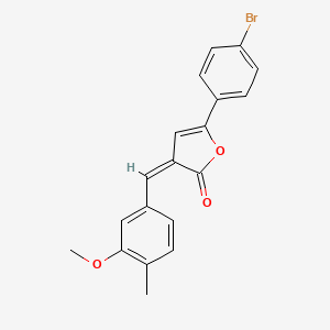 5-(4-bromophenyl)-3-(3-methoxy-4-methylbenzylidene)-2(3H)-furanone