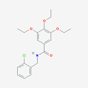 N-(2-chlorobenzyl)-3,4,5-triethoxybenzamide