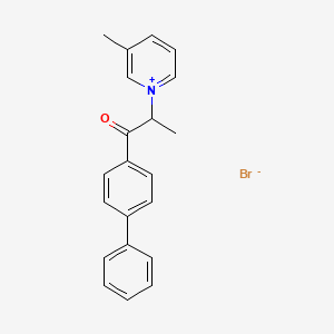 1-[2-(4-biphenylyl)-1-methyl-2-oxoethyl]-3-methylpyridinium bromide