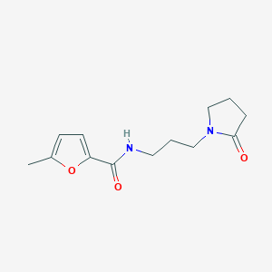 5-methyl-N-[3-(2-oxo-1-pyrrolidinyl)propyl]-2-furamide