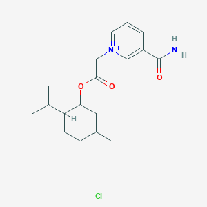 3-(aminocarbonyl)-1-{2-[(2-isopropyl-5-methylcyclohexyl)oxy]-2-oxoethyl}pyridinium chloride