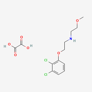 molecular formula C13H17Cl2NO6 B5029843 [2-(2,3-dichlorophenoxy)ethyl](2-methoxyethyl)amine oxalate 