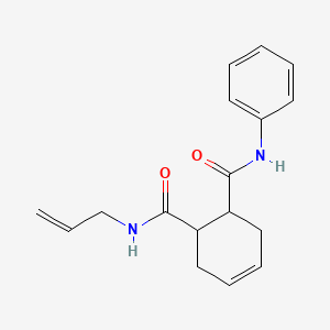 molecular formula C17H20N2O2 B5029897 N-allyl-N'-phenyl-4-cyclohexene-1,2-dicarboxamide 
