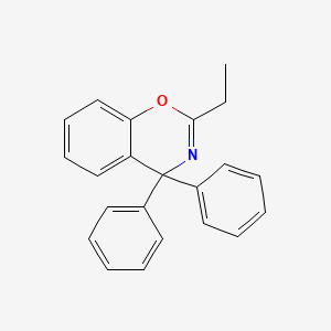 molecular formula C22H19NO B5029960 2-ethyl-4,4-diphenyl-4H-1,3-benzoxazine 