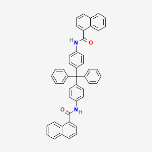 N,N'-[(diphenylmethylene)di-4,1-phenylene]di(1-naphthamide)