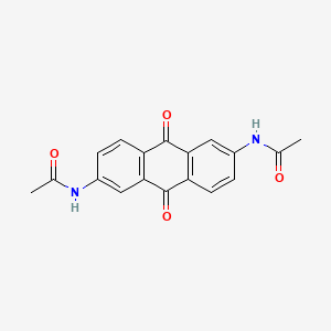 molecular formula C18H14N2O4 B5030066 N,N'-(9,10-dioxo-9,10-dihydroanthracene-2,6-diyl)diacetamide 