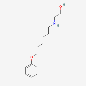 molecular formula C14H23NO2 B5030080 2-[(6-phenoxyhexyl)amino]ethanol 