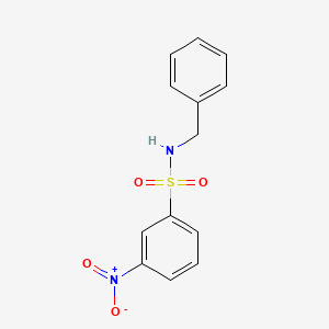 molecular formula C13H12N2O4S B5030161 N-苄基-3-硝基苯磺酰胺 
