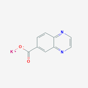 molecular formula C9H5KN2O2 B5030190 potassium 6-quinoxalinecarboxylate 