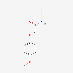 molecular formula C13H19NO3 B5030207 N-(tert-butyl)-2-(4-methoxyphenoxy)acetamide 