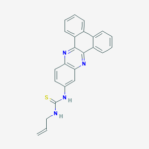 molecular formula C24H18N4S B5030225 N-allyl-N'-dibenzo[a,c]phenazin-11-ylthiourea 