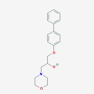 molecular formula C19H23NO3 B503025 1-Morpholin-4-yl-3-(4-phenylphenoxy)propan-2-ol CAS No. 5262-74-8