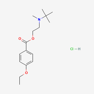 molecular formula C16H26ClNO3 B5030283 2-[tert-butyl(methyl)amino]ethyl 4-ethoxybenzoate hydrochloride 