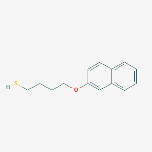molecular formula C14H16OS B5030317 4-(2-naphthyloxy)-1-butanethiol 