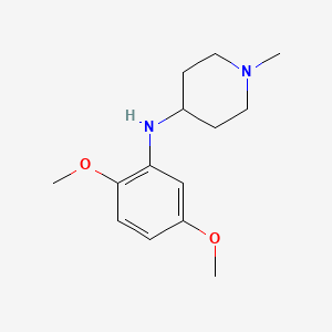 molecular formula C14H22N2O2 B5030332 N-(2,5-dimethoxyphenyl)-1-methyl-4-piperidinamine 