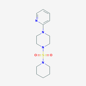 molecular formula C14H22N4O2S B503040 1-(1-Piperidinylsulfonyl)-4-(2-pyridinyl)piperazine CAS No. 942033-99-0