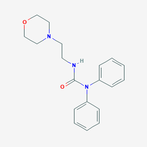 molecular formula C19H23N3O2 B503042 3-(2-Morpholinoethyl)-1,1-diphenylurea CAS No. 890602-75-2