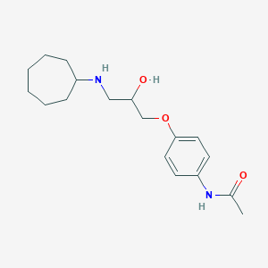 molecular formula C18H28N2O3 B503043 N-(4-(3-(cycloheptylamino)-2-hydroxypropoxy)phenyl)acetamide CAS No. 838903-66-5