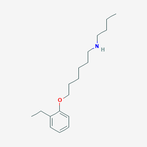 N-butyl-6-(2-ethylphenoxy)-1-hexanamine