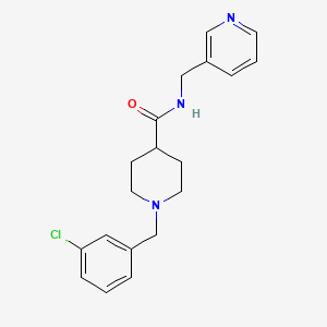 1-(3-chlorobenzyl)-N-(3-pyridinylmethyl)-4-piperidinecarboxamide