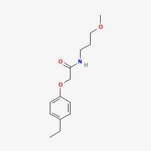 molecular formula C14H21NO3 B5030589 2-(4-ethylphenoxy)-N-(3-methoxypropyl)acetamide 