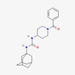molecular formula C23H31N3O2 B5030616 N-1-adamantyl-N'-(1-benzoyl-4-piperidinyl)urea 