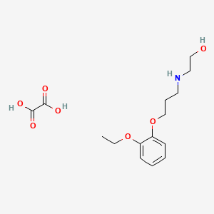 2-{[3-(2-ethoxyphenoxy)propyl]amino}ethanol ethanedioate (salt)