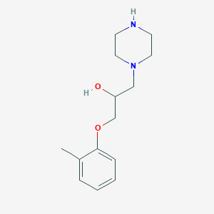 B503070 1-Piperazin-1-yl-3-o-tolyloxy-propan-2-ol CAS No. 782396-15-0