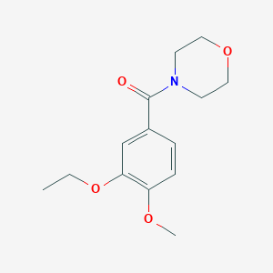 molecular formula C14H19NO4 B5030758 4-(3-ethoxy-4-methoxybenzoyl)morpholine 