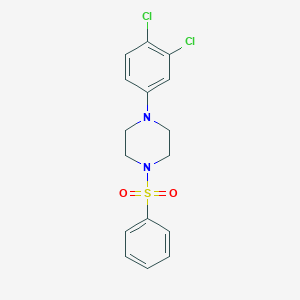 1-(3,4-Dichlorophenyl)-4-(phenylsulfonyl)piperazine