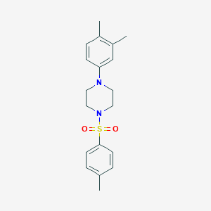 molecular formula C19H24N2O2S B503092 1-(3,4-Dimethylphenyl)-4-tosylpiperazine CAS No. 694468-06-9