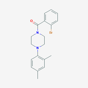 molecular formula C19H21BrN2O B503095 1-(2-Bromobenzoyl)-4-(2,4-dimethylphenyl)piperazine 