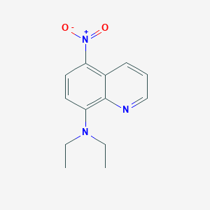 molecular formula C13H15N3O2 B5030951 N,N-diethyl-5-nitro-8-quinolinamine 
