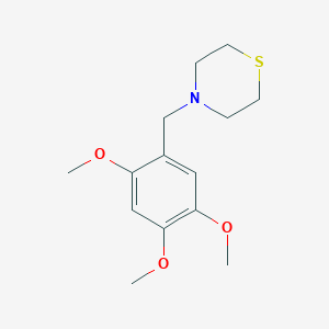 molecular formula C14H21NO3S B5030952 4-(2,4,5-trimethoxybenzyl)thiomorpholine 