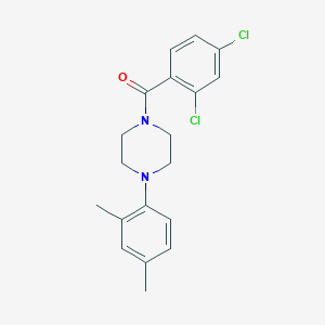 molecular formula C19H20Cl2N2O B503096 1-(2,4-Dichlorobenzoyl)-4-(2,4-dimethylphenyl)piperazine 