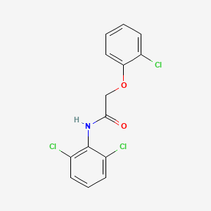 molecular formula C14H10Cl3NO2 B5030963 2-(2-chlorophenoxy)-N-(2,6-dichlorophenyl)acetamide 