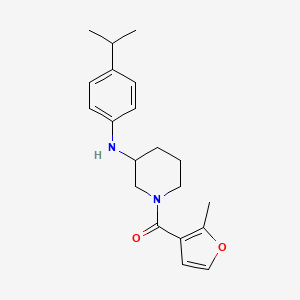 N-(4-isopropylphenyl)-1-(2-methyl-3-furoyl)-3-piperidinamine