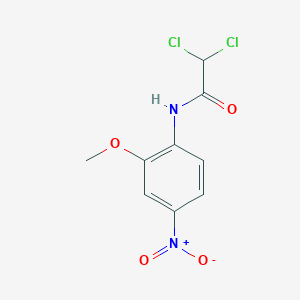 molecular formula C9H8Cl2N2O4 B5031066 2,2-dichloro-N-(2-methoxy-4-nitrophenyl)acetamide 