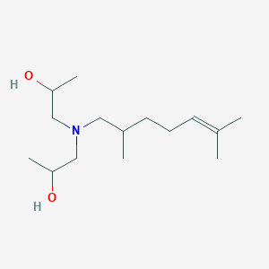 molecular formula C15H31NO2 B5031333 1,1'-[(2,6-dimethyl-5-hepten-1-yl)imino]di(2-propanol) 