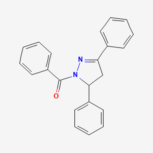 1-benzoyl-3,5-diphenyl-4,5-dihydro-1H-pyrazole