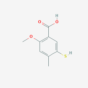 5-Mercapto-2-methoxy-4-methylbenzoic acid