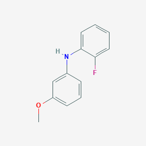 molecular formula C13H12FNO B503147 (2-Fluorophenyl)(3-methoxyphenyl)amine CAS No. 944702-75-4